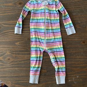 Hanna Andersson Cotton Zip Striped Sleeper